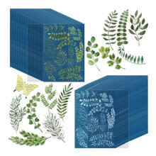 80 Pcs Cyanotype Paper, High Sensitivity Sun Print Paper Kit with 2 Sleeves,DIY Arts and Crafts Project