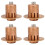 4X Placa de Bolha de Cobre de 2 Polegadas (OD54mm) para Coluna de Refluxo de 2 Polegadas, Conjunto de Destilação de Coluna de Vidro Doméstico 1