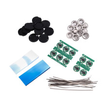 Lot de 10 Cartes de Protection MOS Doubles Universelles pour Batteries Lithium 18650 Cylindriques (BMS)