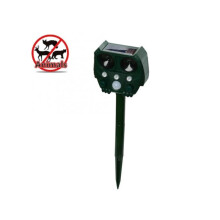 Répulsif anti-insectes et anti-souris solaire ultrasonique d'extérieur (répulsif pour animaux)
