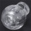 150 Pcs Clear Plastic 5mm One Hole Cord Stoppers Cord Lock Cord Lock Stopper 10