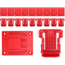 20PC Tool Holders and Battery Holder for M18 18V Wall Mount Hanger Battery Drill Tool Storage Shelf W/ Screws