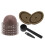 150ml Reusable Coffee Capsule Set, Refillable Filter Shells with Silicone Lids, Spoon and Brush for 2