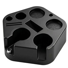 Station de Préparation pour Espresso 9 en 1 avec Tassage Réglable pour Porte-Filtres de 51 mm