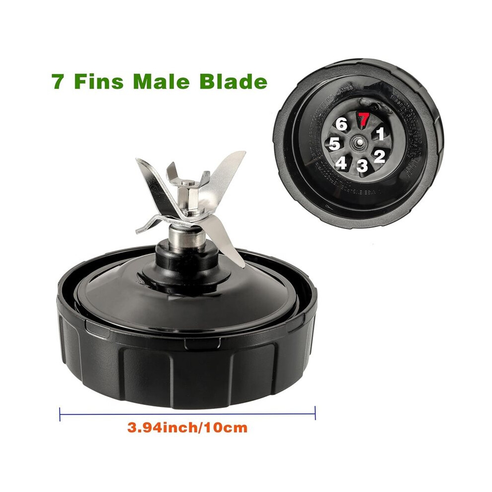 (2 Pack) 7 Fins Blender Blade For Bn401 Bn751 Bn801 Bl480-30, Blender Replacement Parts For Auto Iq Bl682-30 4711158039656