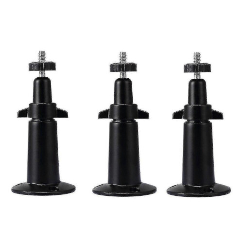 2025 3 Black Pack Security Wall Mount Bracket for Arlo Camera Adjustable Indoor Outdoor