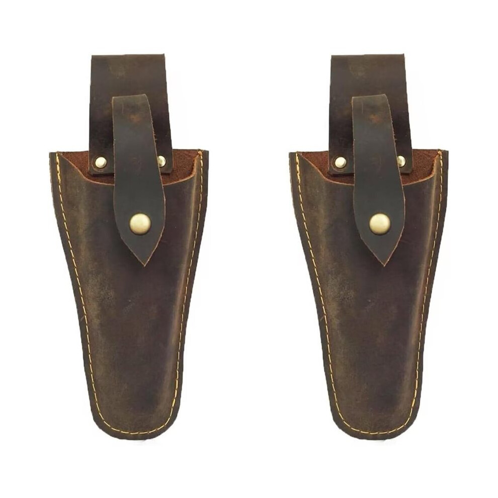 Plier Holder For Belt,Leather Sheath Pouch Holder Gardening Tools Belt Case For Pruning Pliers Shears Scissors Or Knifes 4714134510002