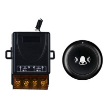 Interrupteur Sans Fil 12 V-48 V CC pour Éclairage/Porte de Garage, Relais 30 A, Émetteur-Récepteur 433 MHz