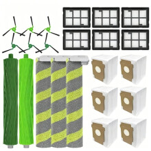Compatible for Max 705 Combo / 707 Combo Replacement Parts Kit Main Brush Roller Mop Filters Dust Bag