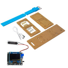 Kit di Orologio Vocale Elettronico Xiaozhi AI, Scheda di Sviluppo ESP32 S3 N16R8, Schermo OLED, Apprendimento del Riconoscimento Vocale AI Fai-da-Te