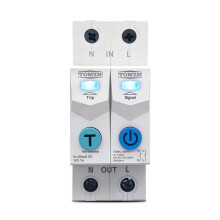 TOMZN 2P Tuya 1-63A WIFI Meter Circuit Breaker Voltage Current Leakage Protection Relay Cut Off L+N