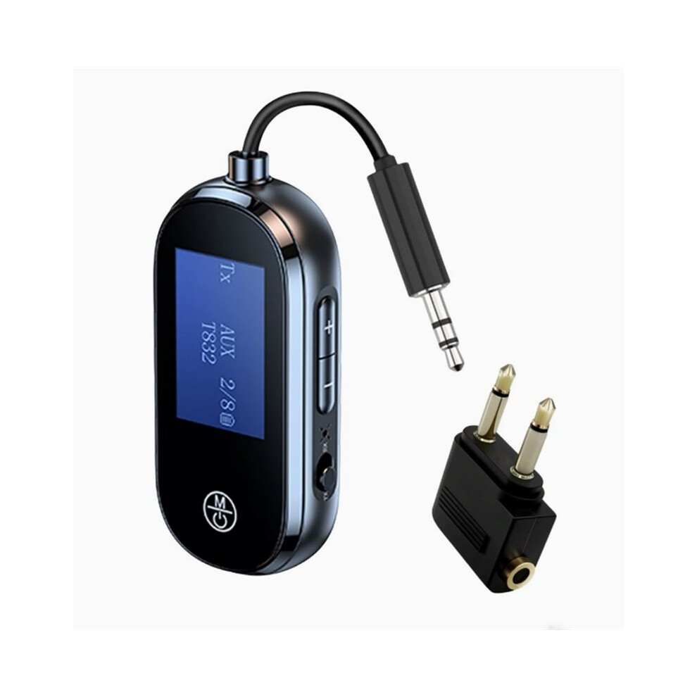 5.4 Audio Adapter Transmitter Receiver 2 In 1 Wireless Adapter Aux Low Latency Airplane Speaker Converter 6032294221407