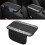 Comfortable Plus Leather Center Console Cover With-gray silver 3