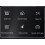 Stylish Shimmering Design Auto Console Cover-black silver 6