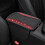 Premium Leather Armrest Pad With Sparkling Diamonds-black red 8