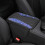 Premium Leather Armrest Pad With Sparkling Diamonds-black red 9