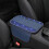 Stylish Shimmering Design Auto Console Cover-black silver 10