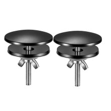 Kitchen Sink Hole Cover, 2 Sink Faucet Hole Covers, Faucet Hole Plate Plug Cover for Kitchen & Bathroom Countertop