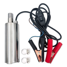 Pompa Elettrica Sommergibile Portatile A Corrente Continua da 12 V per Erogazione di Gasolio, Carburante, Acqua, Fognature, Aspirazione e