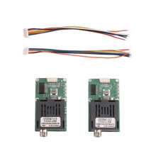 Émetteur-Récepteur Optique TTL 100 , Module Émetteur-Récepteur Optique 2 Canaux Vidéo + 1 Canal TTL, Terminal Optique, Alimentation CC 5,5-26 V