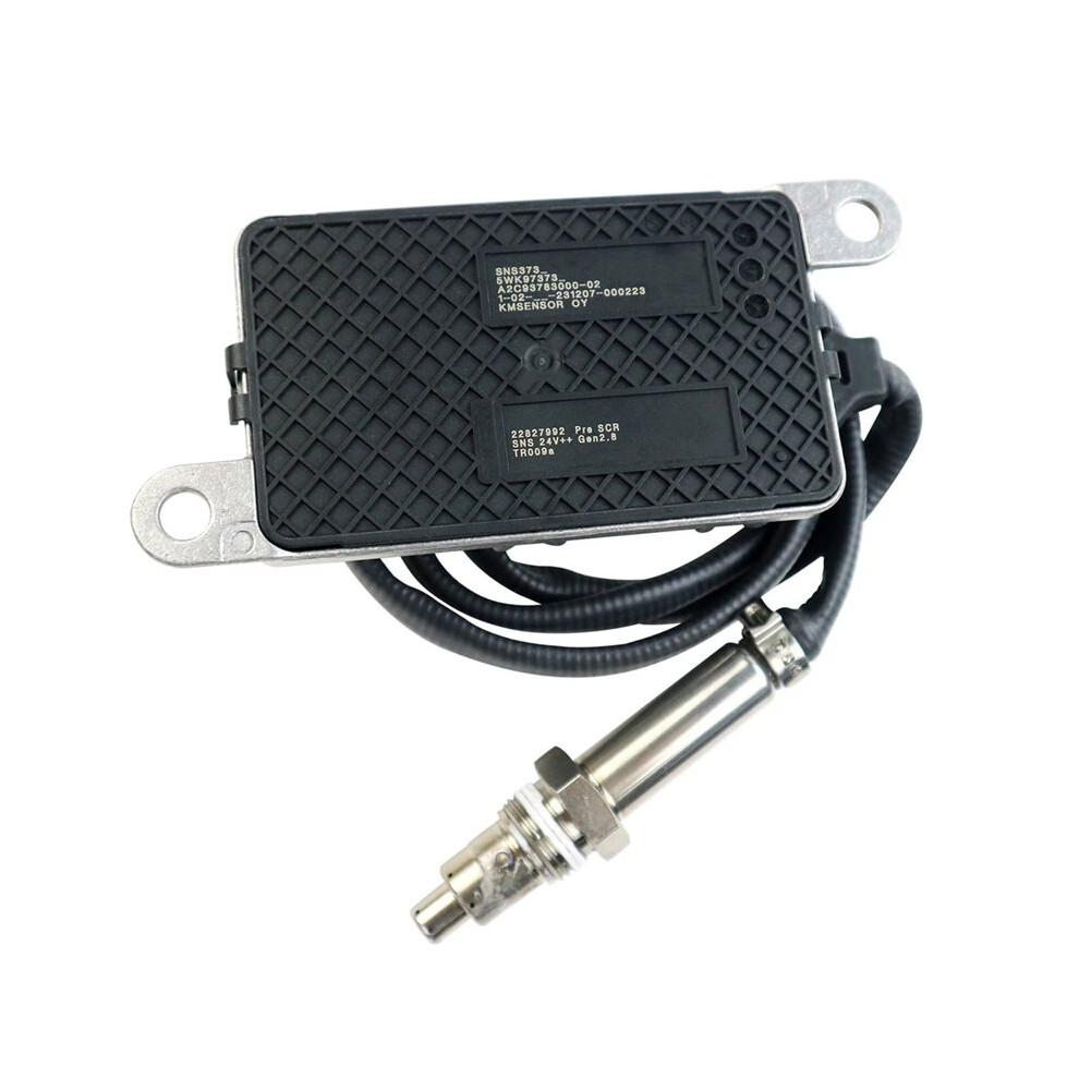 5Wk97373 22827992 New Nox Sensor Nitrogen Oxygen Sensor For Truck 24V 22219276 22219581 21531797 21558128 Black/Silver 6034100896120