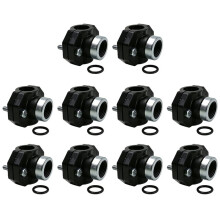 32mm Rohrschelle 1/2'' Innengewindeanschluss PP Rohr Wasserverteiler Reparatur Reduzierstück 32x20