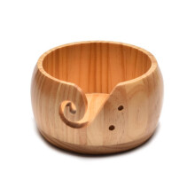 Wooden Yarn Bowls for Crocheting Round Knitting Wool Storage Yarn Bowl Handmade for Knitting DIY Crafts Storage Tools
