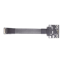 -Compatible ADT 24P 2.1 Type A-A Male to Female Flat Thin Video Extension Cable Aerial FPV HDMI2.1 FFC Cable A