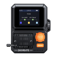Docreate -D2 Transistor Intelligentes Identifizierungs-Testgerät mit Manuellem/Automatischem Dualmodus für Komponenten