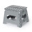 LIVIVO 11" Folding Step Stool Grey 1