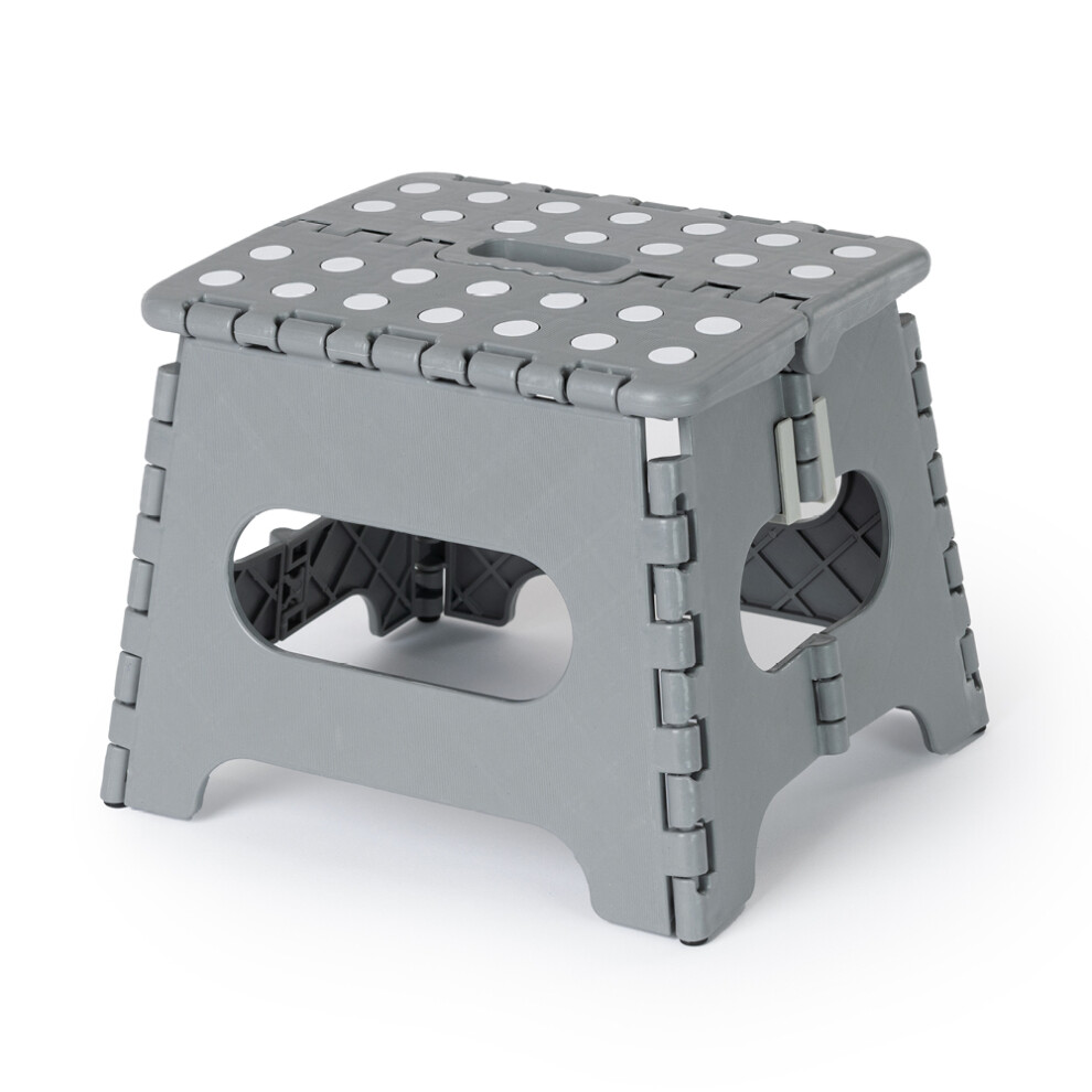 Livivo 11" Folding Step Stool Grey