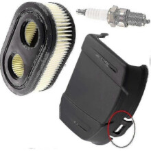 Air Filter Cover with Spark Plug for Briggs & Stratton 650EXI 675EXI 675IS Mower Engine