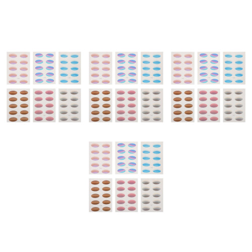 24Sheets Easy Apply Waterproof Eyeshadow Stickers Multi Color Cosplay 2