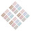 24Sheets Easy Apply Waterproof Eyeshadow Stickers Multi Color Cosplay 4
