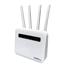 Routeur Sans Fil CPE WIFI6 4G avec 4 Antennes, Carte SIM LTE, Modem Double LAN, Point D'Accès, Prise EU