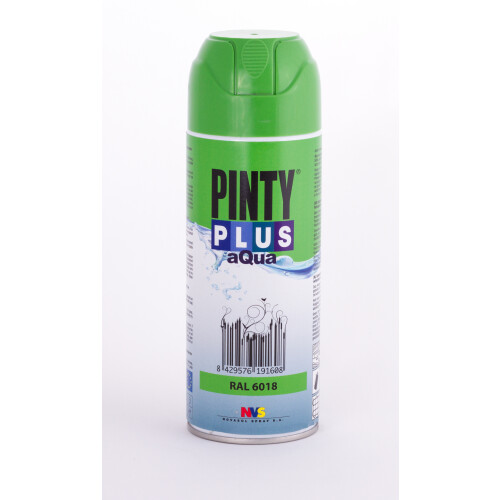 Pintyplus - aQua - Gloss - 400ml - 586 - Green - RAL 6018
