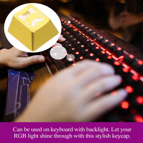 Mlins  Gold Keycaps Keyboard And Mouse Adapter Mechanical Accessory 2