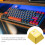 Mlins  Gold Keycaps Keyboard And Mouse Adapter Mechanical Accessory 4