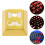 Mlins  Gold Keycaps Keyboard And Mouse Adapter Mechanical Accessory 8