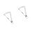 2Pcs Portable Stainless Diameter Measuring Caliper 2