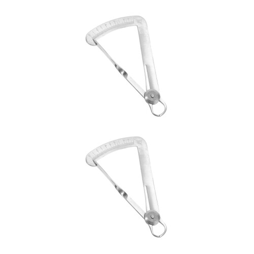 2Pcs Portable Stainless Diameter Measuring Caliper 2