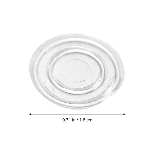 200Stk PP Kunststoff Tischpuffer, Transparente Antirutschpads 1