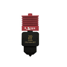 Buse de Rechange de 0,4 mm en Acier Trempé Renforcé avec Revêtement Composite Nanométrique pour Imprimante 3D pour H2D H2S H2C