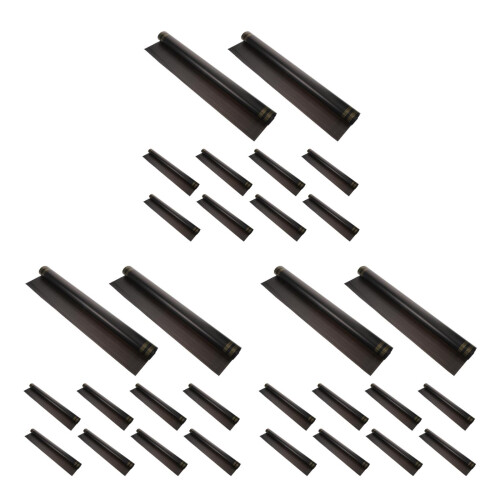 60Feuilles Papier Noir Avec Or Pour Bouquets 1