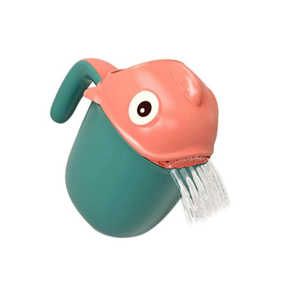 Saudism Baby Shower Shampoo Cup Baby Bath Jug Fish Shaped Baby Bath Rinser Wash Hair Cup Rinser Shower Sprinkler
