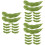 36Pcs PVC Artificial Soybean Models Green DIY Kitchen Decor Props 5