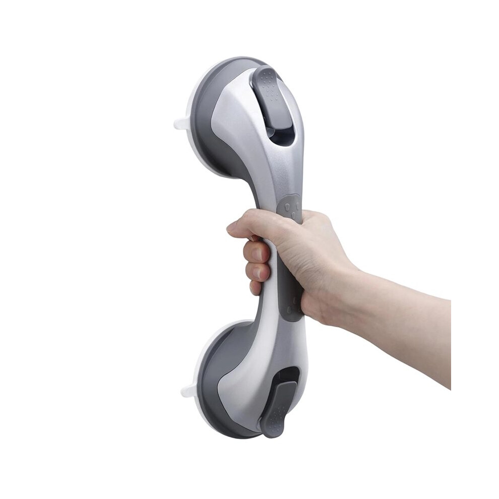Shower Grab Bar, 12 Inch Shower Handle for Bathtubs and Elderly, Suction Grab Bars for Seniors Bathroom Safety Handles