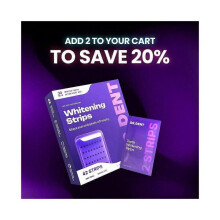DRDENT Purple Teeth Whitening Strips - 7/21 Whitening Sessions - Safe for Enamel - Non Sensitive Teeth Whitening - Peroxide-Free