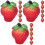 18Pcs Mini Artificial Strawberries Red Resin Photo Prop Decor 2