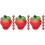 18Pcs Mini Artificial Strawberries Red Resin Photo Prop Decor 3
